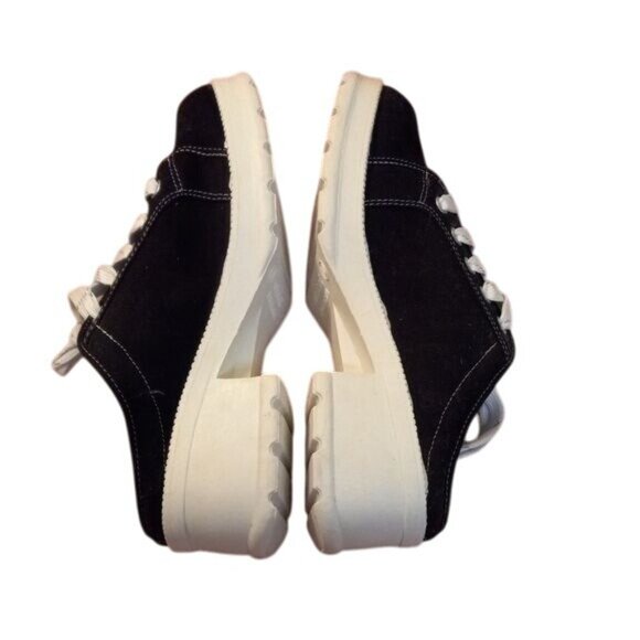 No Boundaries Size 10 Womens Canvas Platform Mules Sneakers Dragonfly Shoes NEW - Picture 3 of 6